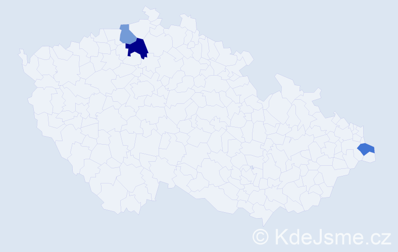 Příjmení: 'Rúfusová', počet výskytů 8 v celé ČR