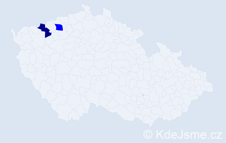 Příjmení: 'Kolinčák', počet výskytů 3 v celé ČR