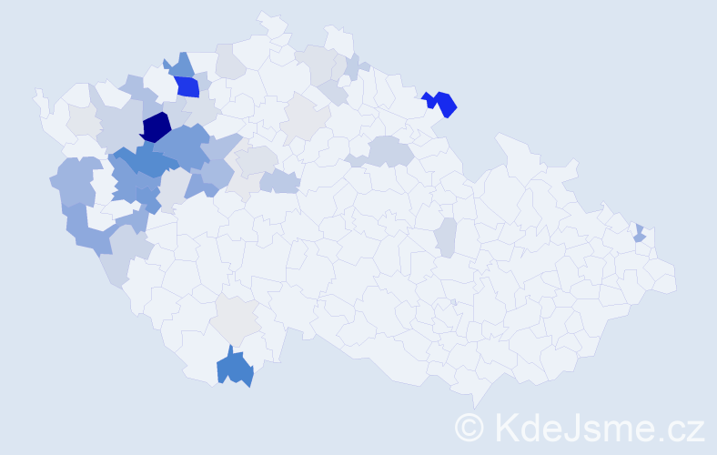 Příjmení: 'Balínová', počet výskytů 160 v celé ČR