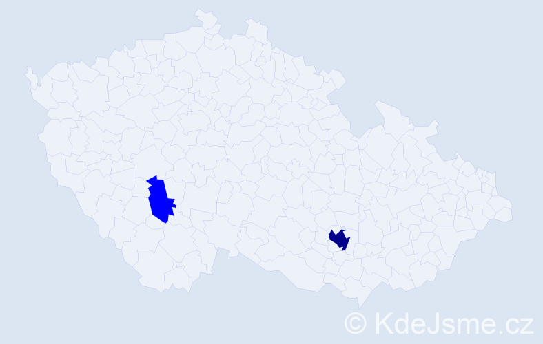 Příjmení: 'Sazonovová', počet výskytů 3 v celé ČR
