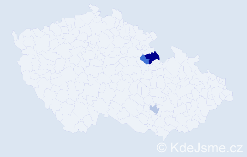 Příjmení: 'Muthsam', počet výskytů 11 v celé ČR