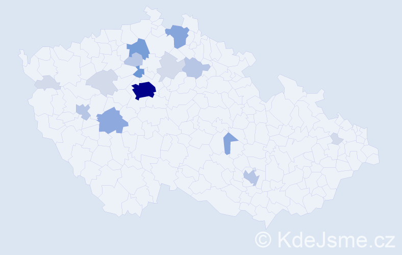Příjmení: 'Popadych', počet výskytů 51 v celé ČR
