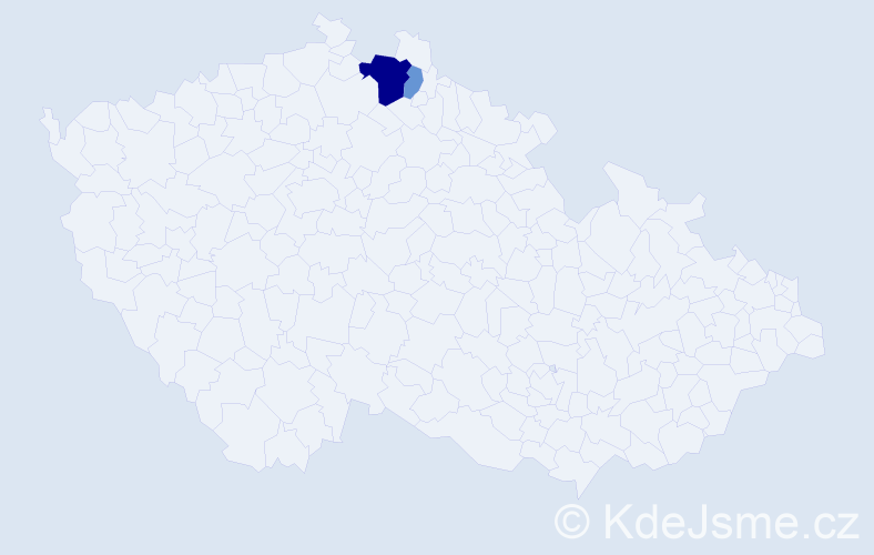 Příjmení: 'Harabrinová', počet výskytů 6 v celé ČR
