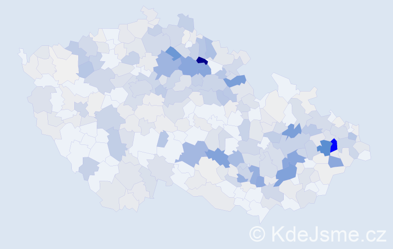 Příjmení: 'Bajer', počet výskytů 1348 v celé ČR
