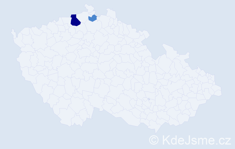 Příjmení: 'Pastel', počet výskytů 4 v celé ČR
