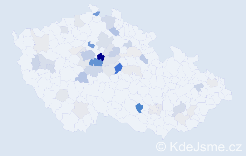 Příjmení: 'Susová', počet výskytů 168 v celé ČR