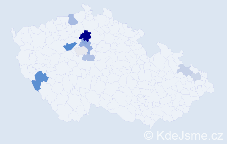 Příjmení: 'Liebzeit', počet výskytů 26 v celé ČR