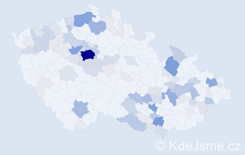 Příjmení: 'Losová', počet výskytů 345 v celé ČR