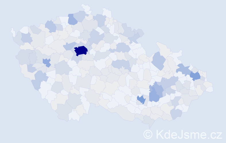 Příjmení: 'Steiner', počet výskytů 919 v celé ČR