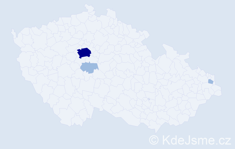 Příjmení: 'Neuralová', počet výskytů 6 v celé ČR