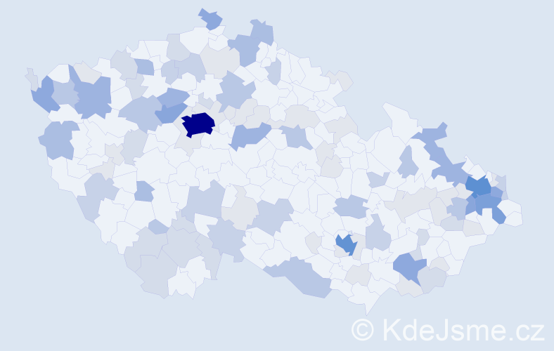 Příjmení: 'Sabo', počet výskytů 299 v celé ČR