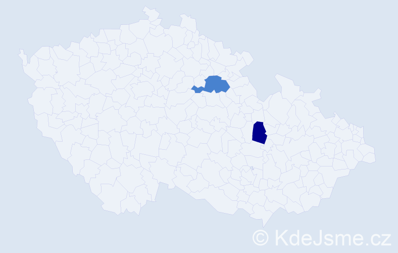 Příjmení: 'Kopunczová', počet výskytů 3 v celé ČR