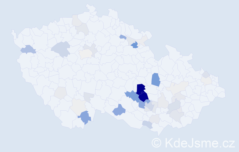 Příjmení: 'Šibor', počet výskytů 178 v celé ČR