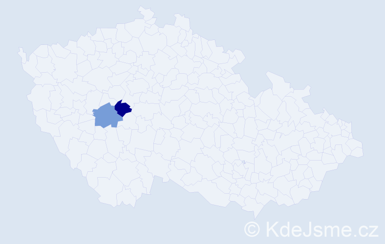 Příjmení: 'Loučan', počet výskytů 4 v celé ČR