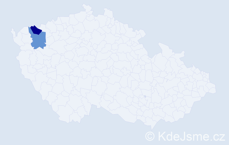 Příjmení: 'Rutterleová', počet výskytů 4 v celé ČR