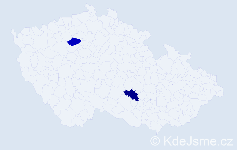 Příjmení: 'Berginc', počet výskytů 2 v celé ČR