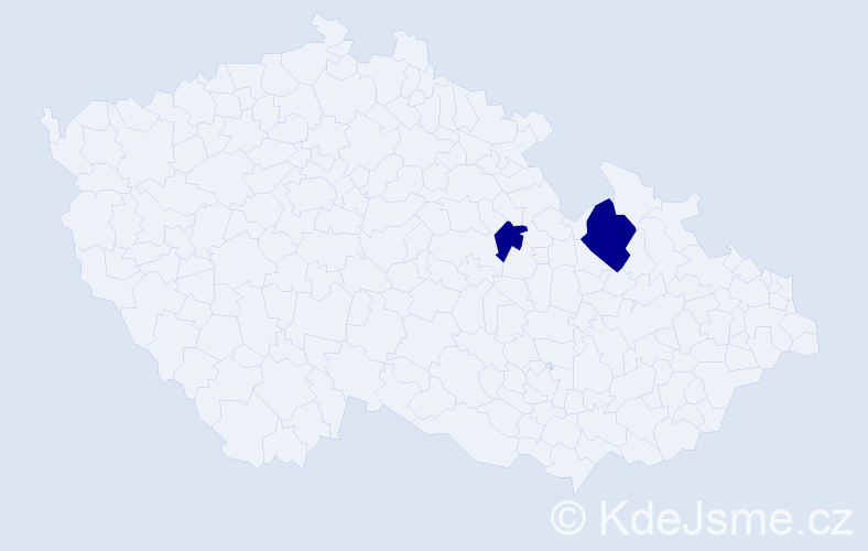Příjmení: 'Ryszkowská', počet výskytů 2 v celé ČR