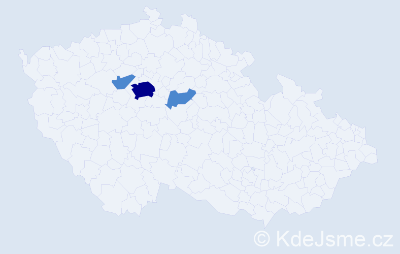 Příjmení: 'Geberlová', počet výskytů 5 v celé ČR