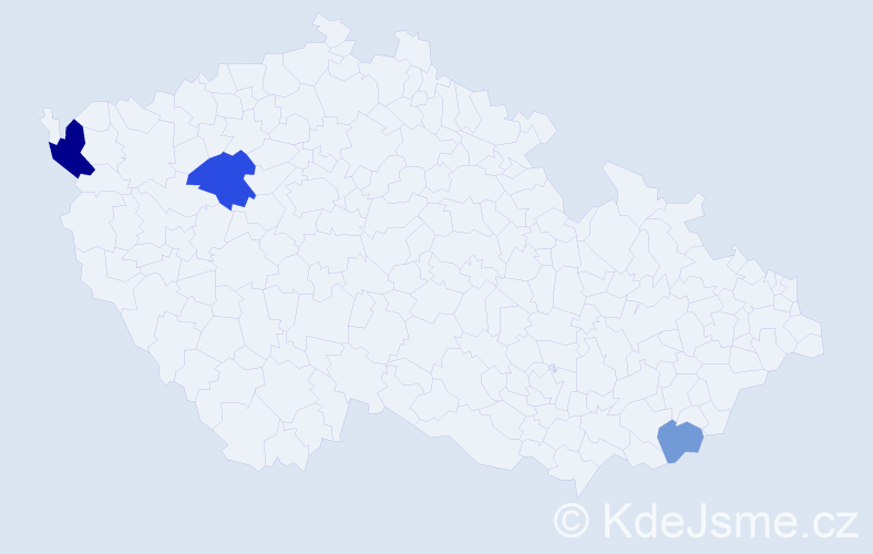 Příjmení: 'Trifončovski', počet výskytů 6 v celé ČR