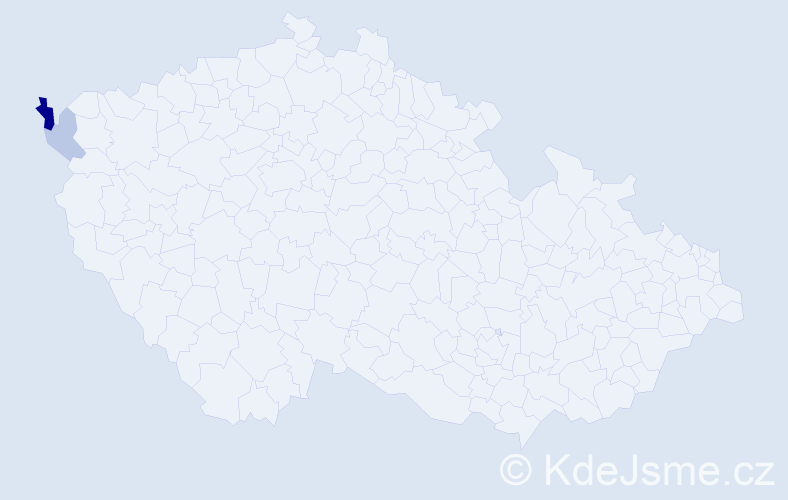 Příjmení: 'Semotová', počet výskytů 4 v celé ČR