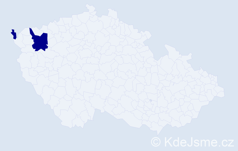 Příjmení: 'Kolendová', počet výskytů 2 v celé ČR