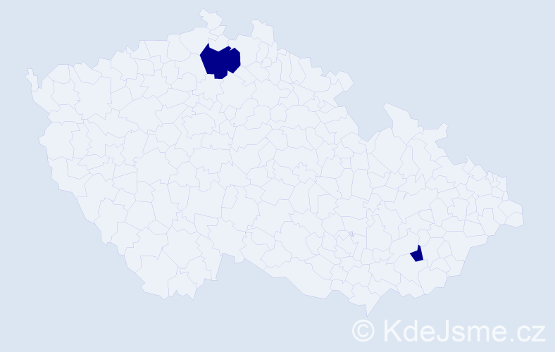 Příjmení: 'Badamragchaa', počet výskytů 2 v celé ČR