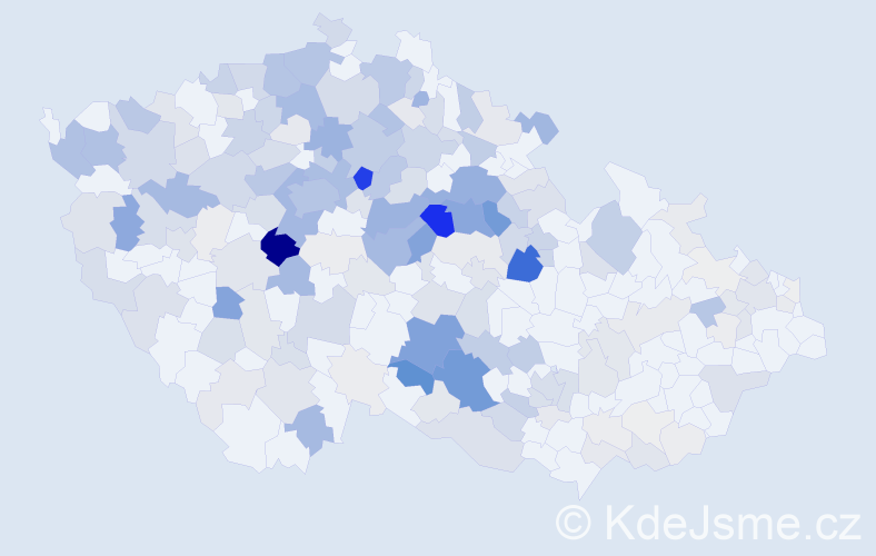 Příjmení: 'Rambousková', počet výskytů 848 v celé ČR