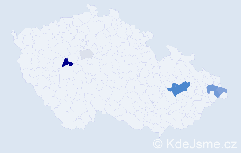 Příjmení: 'Filarová', počet výskytů 11 v celé ČR
