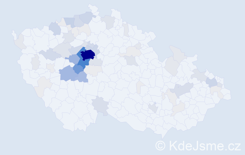 Příjmení: 'Cihelka', počet výskytů 301 v celé ČR