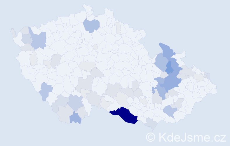 Příjmení: 'Zifčák', počet výskytů 257 v celé ČR