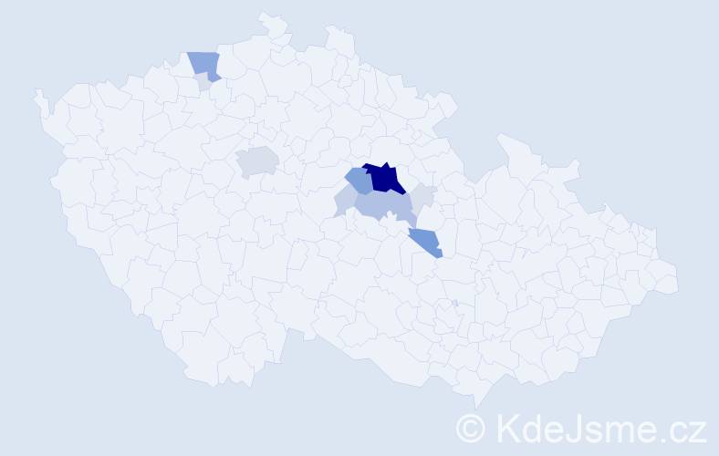 Příjmení: 'Lejhanec', počet výskytů 48 v celé ČR