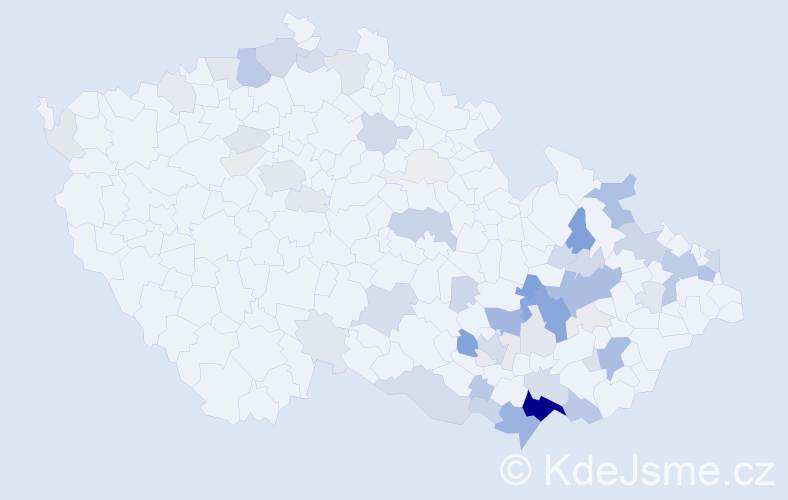 Příjmení: 'Opavský', počet výskytů 200 v celé ČR