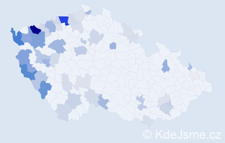 Příjmení: '"Nguyen Dinh"', počet výskytů 147 v celé ČR