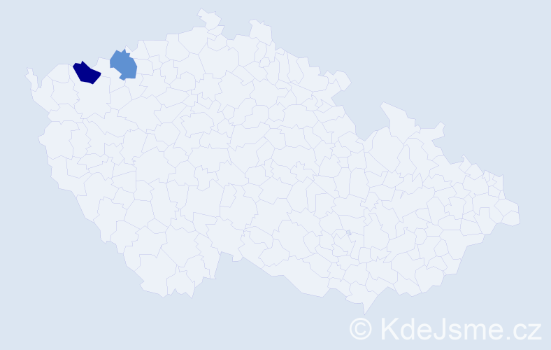 Příjmení: 'Akcay', počet výskytů 2 v celé ČR
