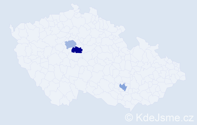 Příjmení: 'Debicki', počet výskytů 4 v celé ČR