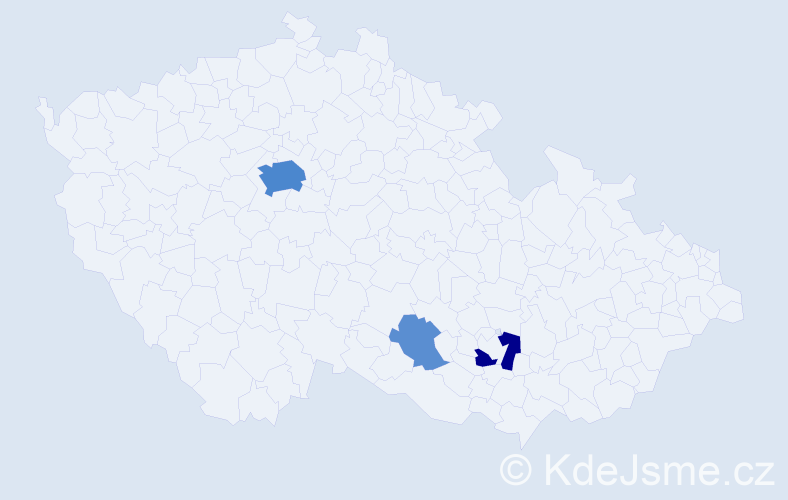 Příjmení: 'Bryan', počet výskytů 14 v celé ČR