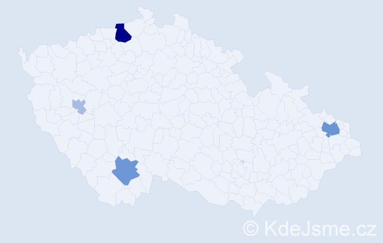 Příjmení: 'Grupáčová', počet výskytů 12 v celé ČR