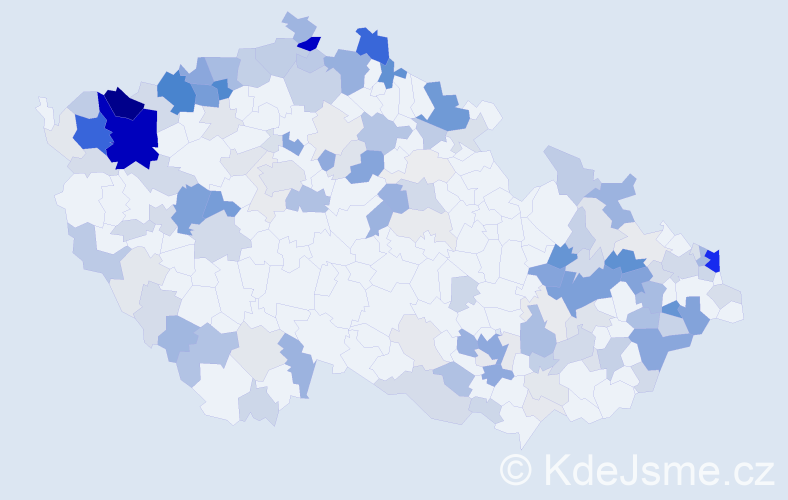 Příjmení: 'Šandor', počet výskytů 554 v celé ČR