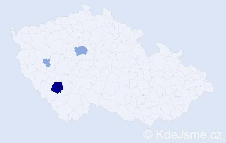 Příjmení: 'Kotrnoch', počet výskytů 8 v celé ČR