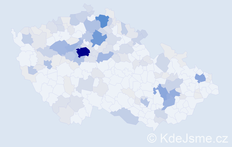 Příjmení: 'Miler', počet výskytů 513 v celé ČR