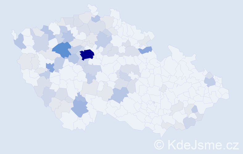 Příjmení: 'Rybáček', počet výskytů 234 v celé ČR