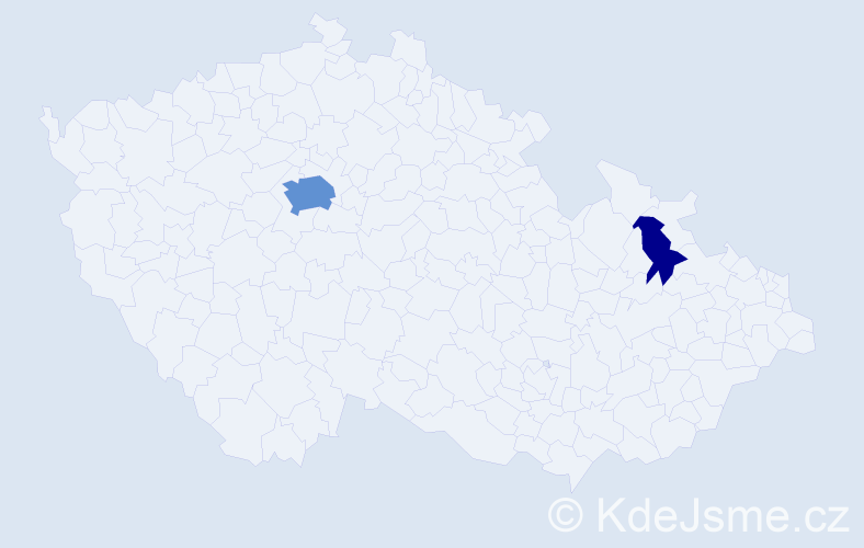 Příjmení: 'Hirschler', počet výskytů 8 v celé ČR