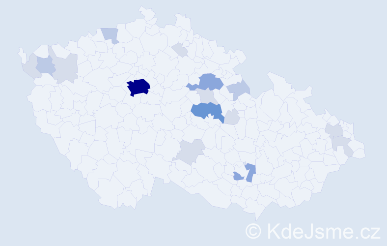 Příjmení: 'Petras', počet výskytů 48 v celé ČR