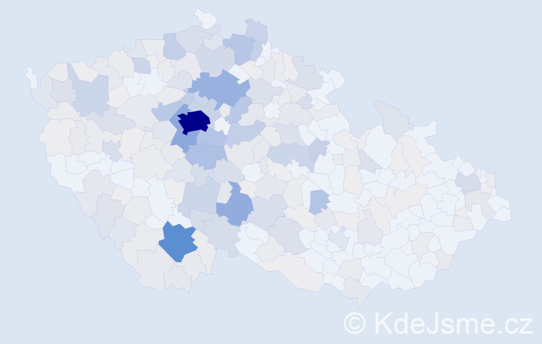 Příjmení: 'Kaňková', počet výskytů 978 v celé ČR