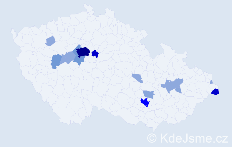 Příjmení: 'Friedmann', počet výskytů 48 v celé ČR