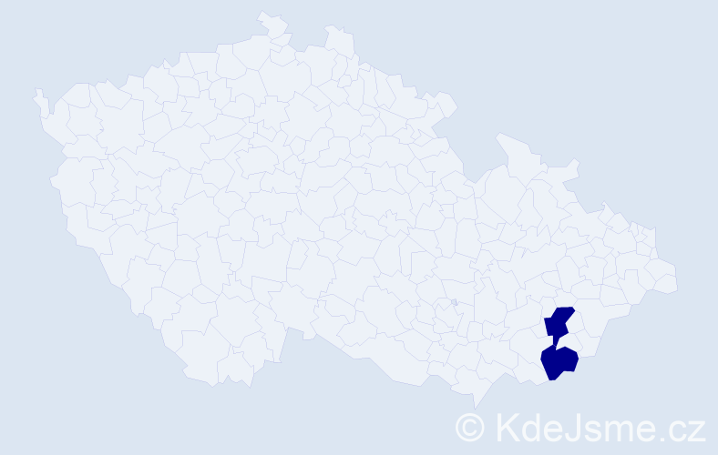 Příjmení: 'Kijania', počet výskytů 2 v celé ČR