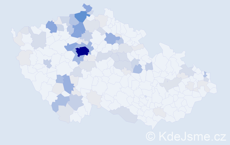 Příjmení: 'Barcal', počet výskytů 328 v celé ČR