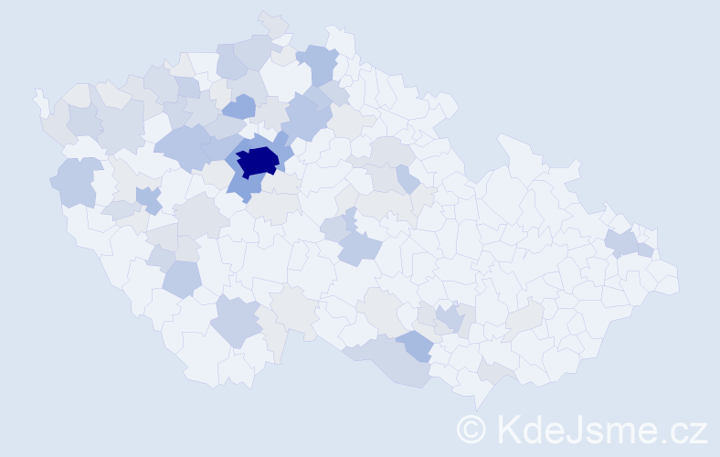 Příjmení: 'Štrosová', počet výskytů 292 v celé ČR