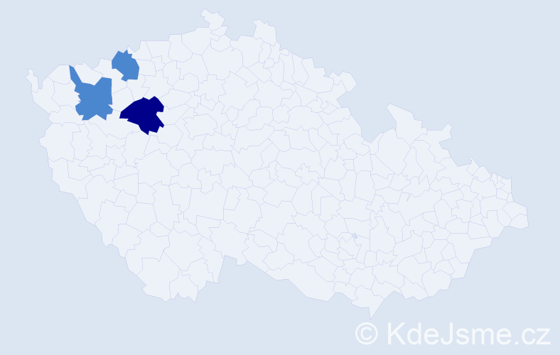 Příjmení: 'Tierbergerová', počet výskytů 5 v celé ČR