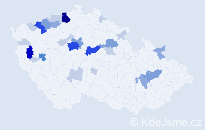 Příjmení: 'Gebertová', počet výskytů 79 v celé ČR